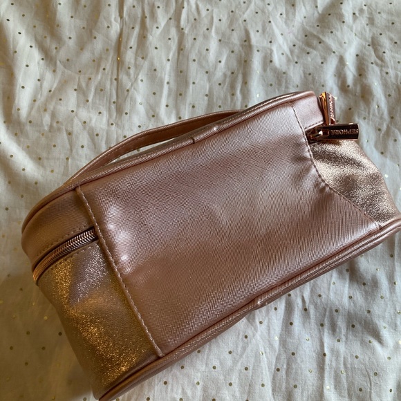 Sephora starlit rose gold glitter traincase - Picture 7 of 7